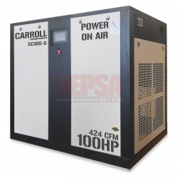 Compresor De Tornillo 100 Hp Tipo Gabinete CARROLL CAR-SC100-G