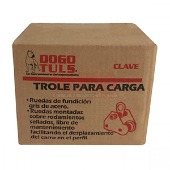 TROLE DE ACERO PARA CARGA 2000KG DOGOTULS GM5186