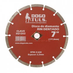 Disco De Diamante Con Rin Dentado 7 Pulgada DOGOTULS SQ1202
