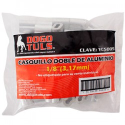 CASQUILLO DOBLE 1/8" DOGOTULS YC5005