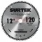 Disco Sierra Circular Para Aluminio 12"120 Dientes SURTEK 120634